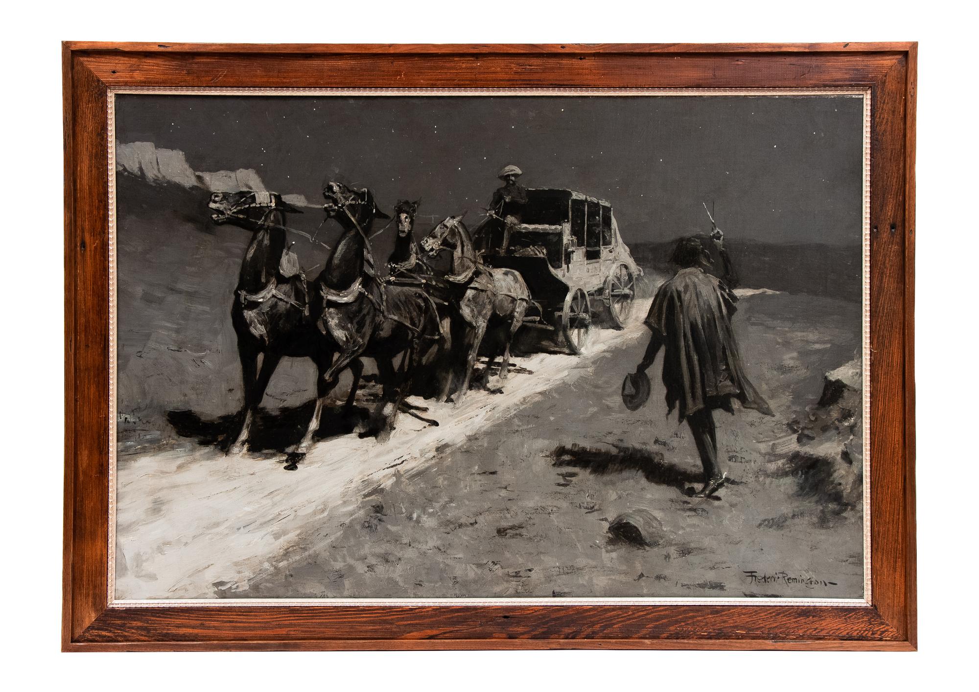 Frederic Remington (American, 1861-1909) The "Hold-Up"
