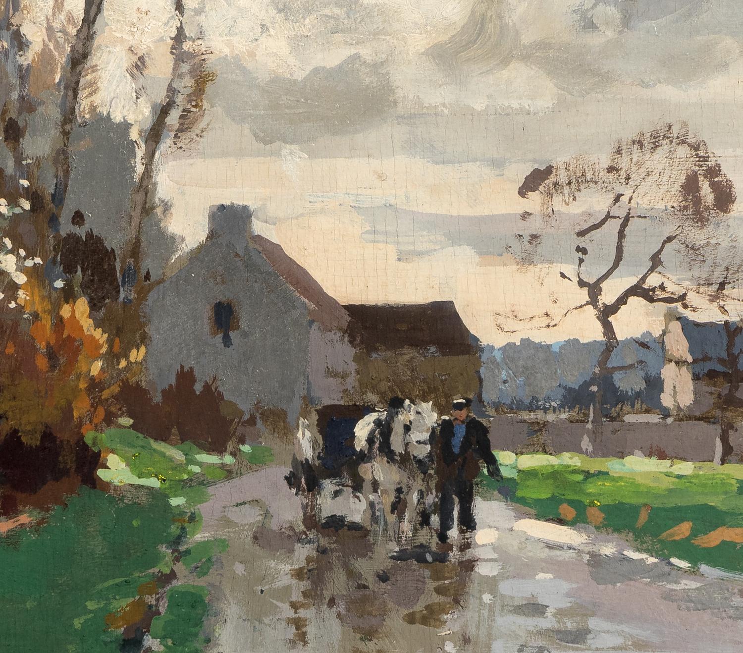 Route de Grentheville au printemps