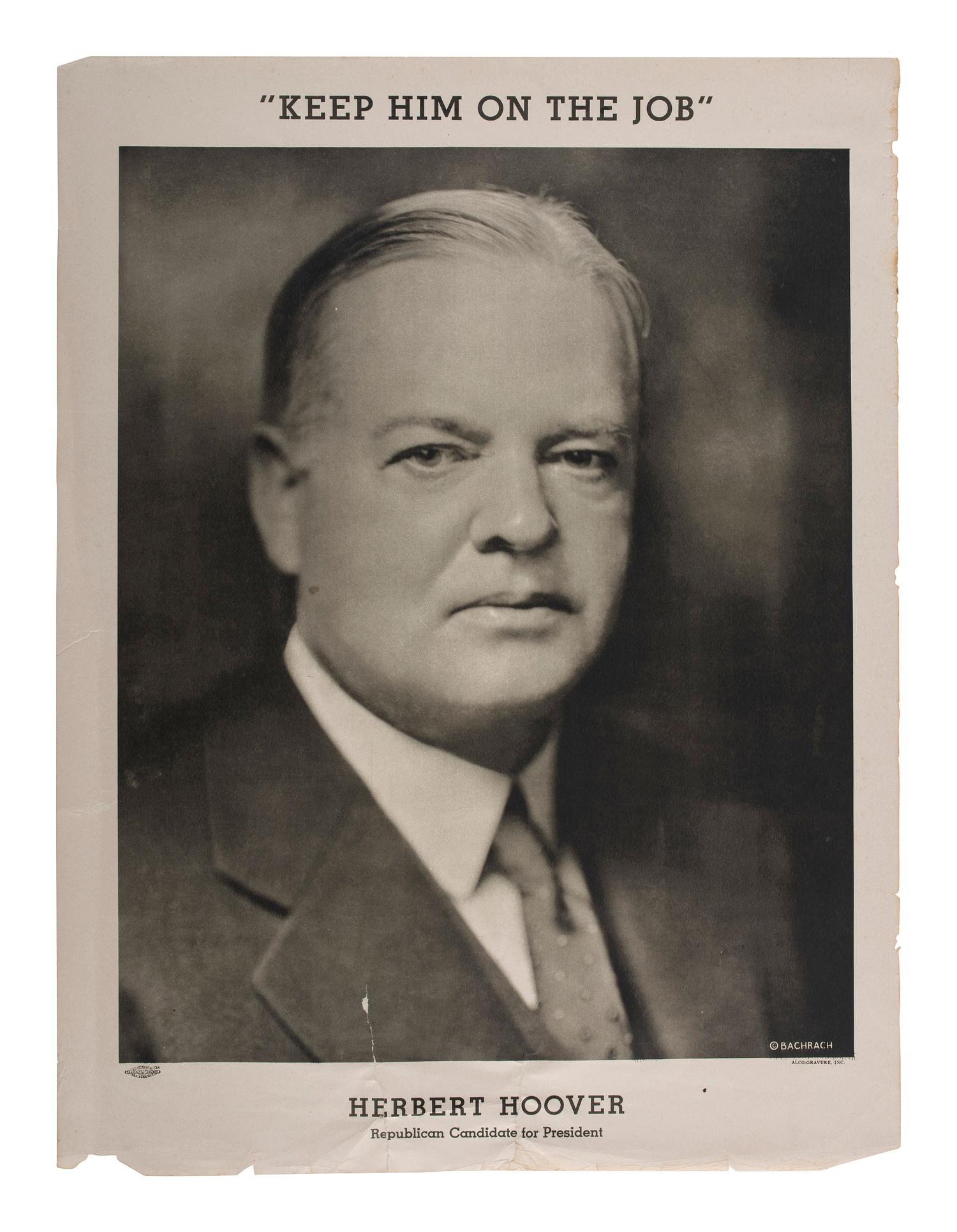 [POLITICS] Two posters including one for the 1932 Presidential campaign.