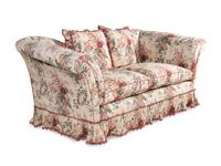 A Chintz Upholstered Two-Cushion Sofa