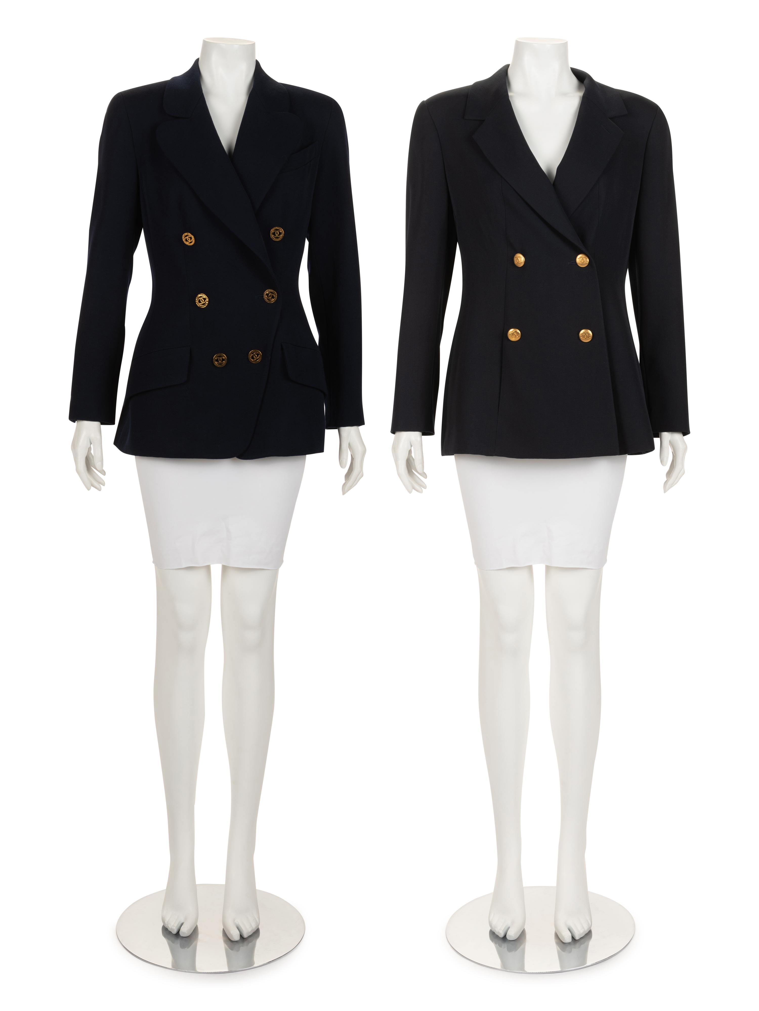 Two Chanel Double Breast Jackets, 1990s