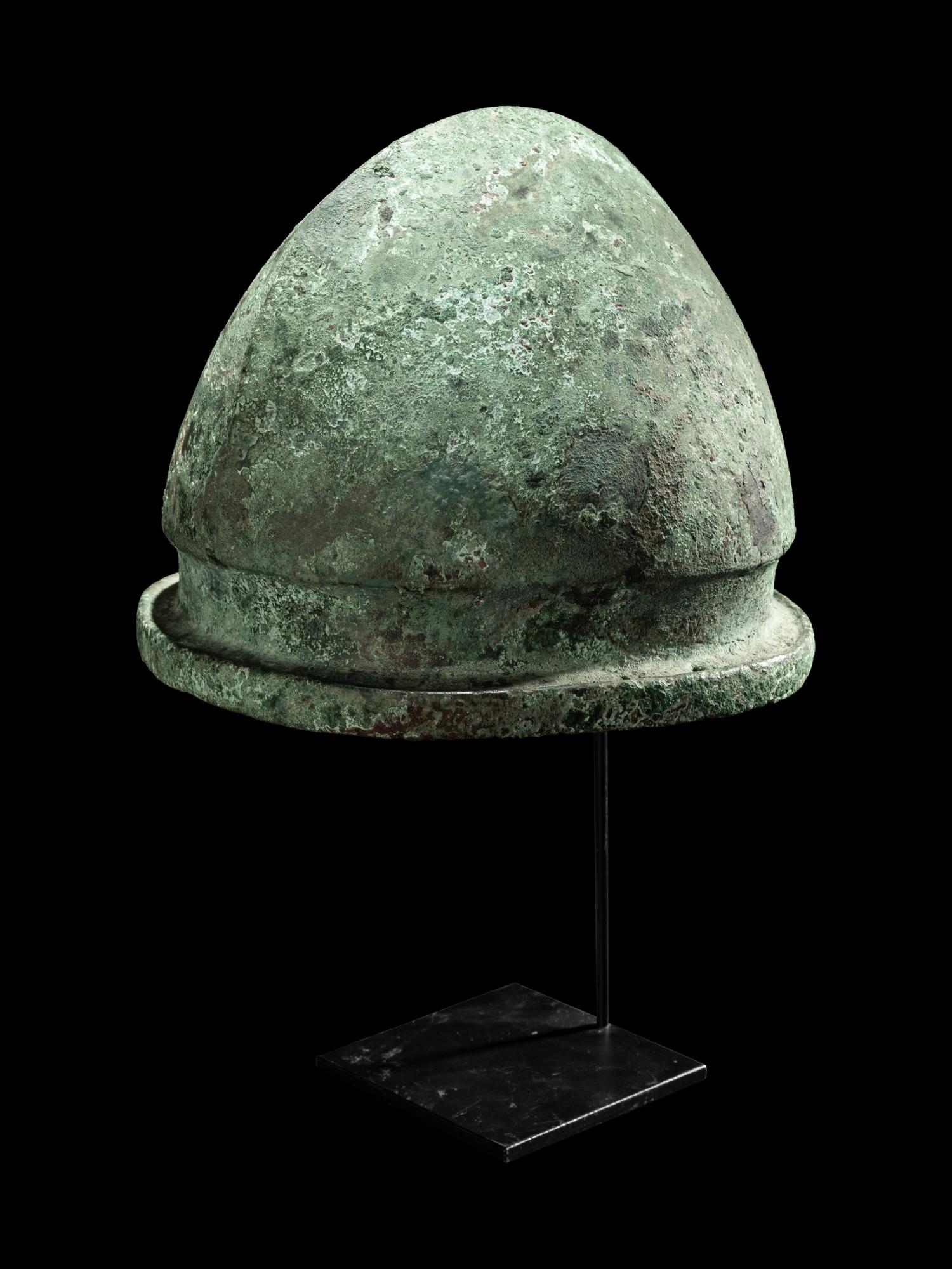 An Etruscan Bronze Negau Helmet