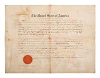 [NATIVE AMERICANS]. Documents involving Native American affairs and allotments.