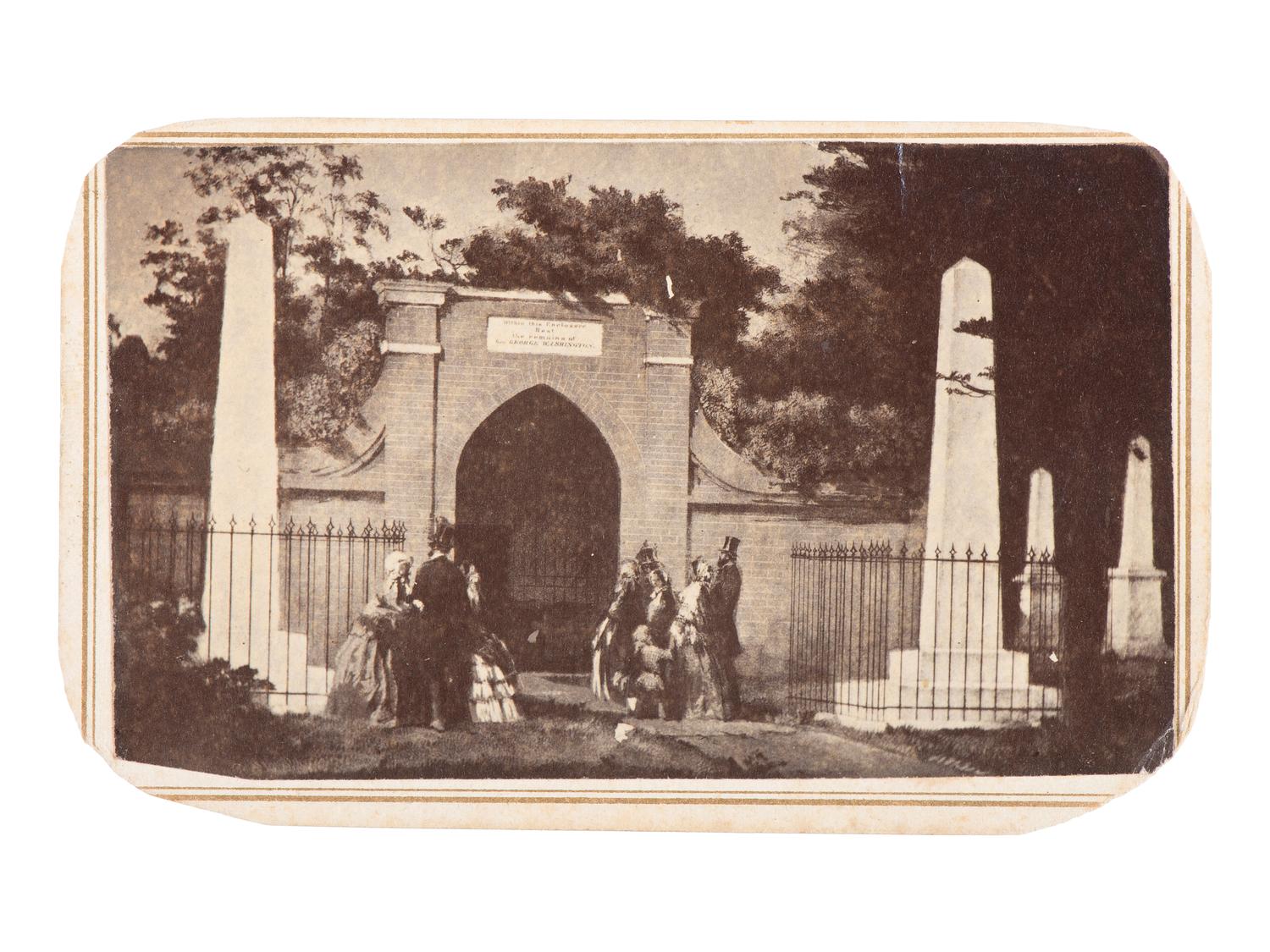 [WASHINGTON, George (1732-1799)]. A group of 5 Civil War-period CDVs, comprising: