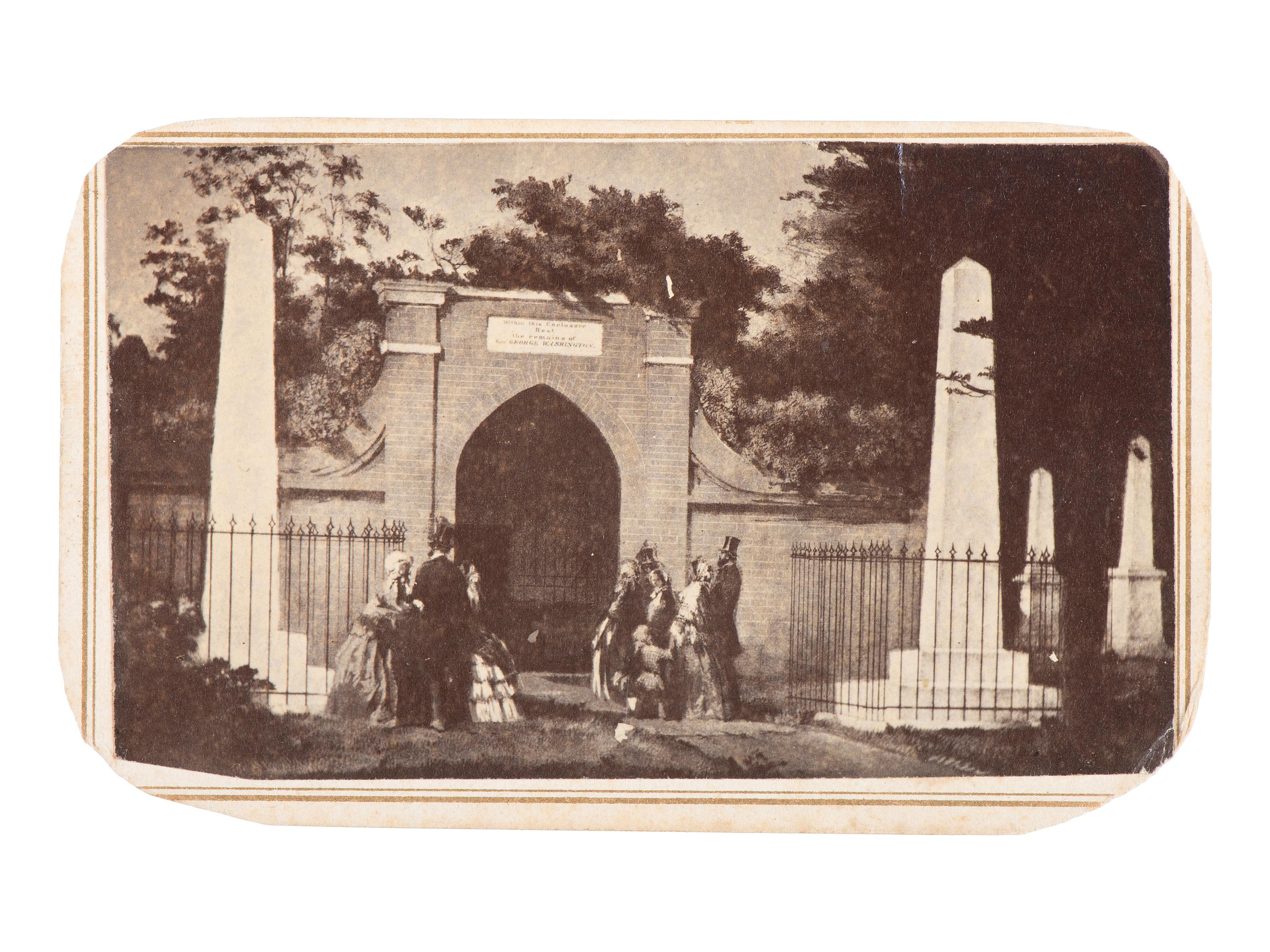 [WASHINGTON, George (1732-1799)]. A group of 5 Civil War-period CDVs, comprising: