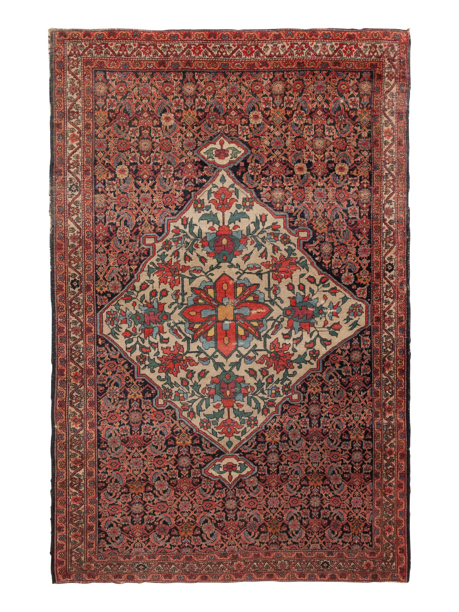 A Pair of Feraghan Sarouk Wool Rugs