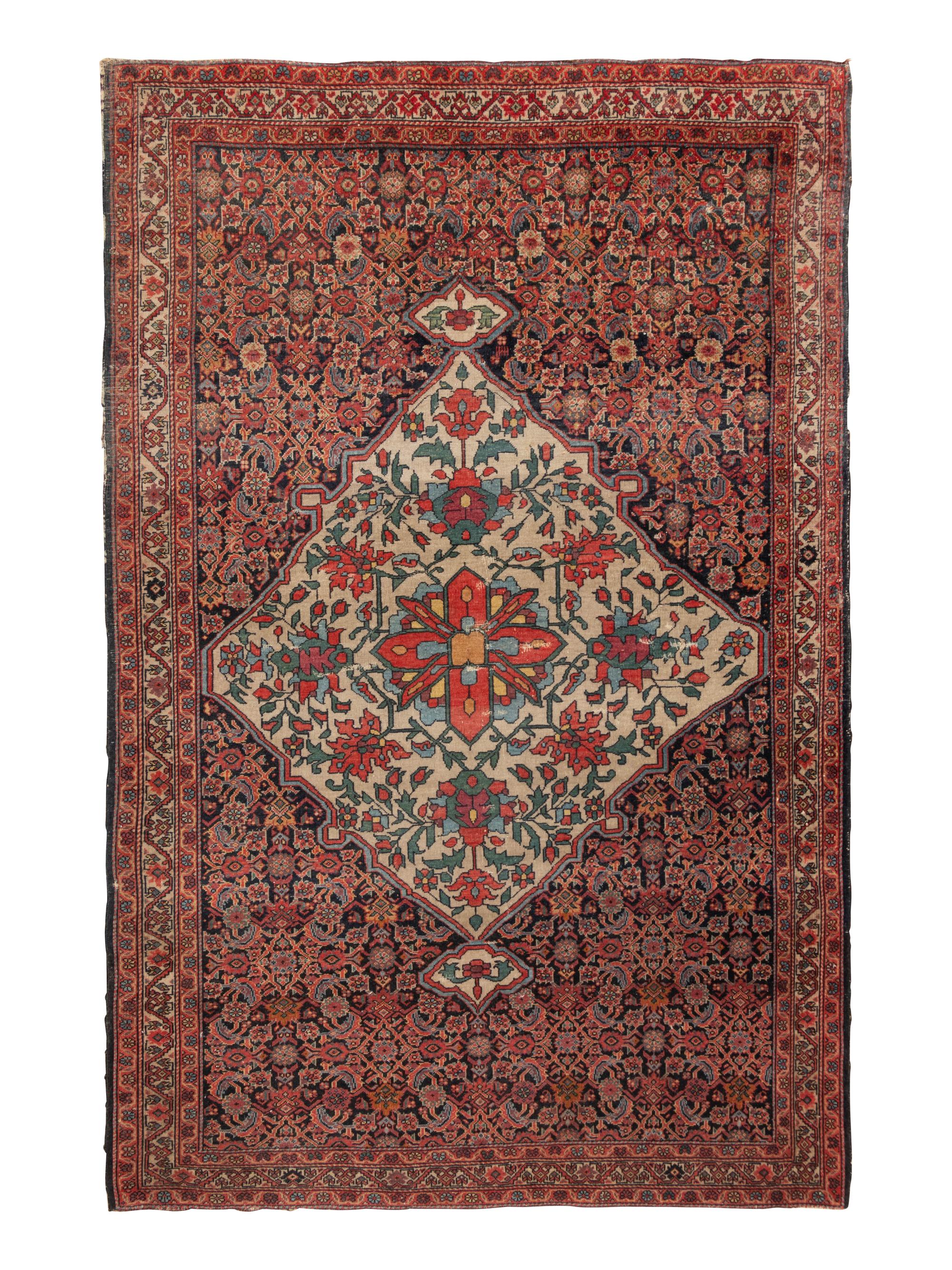 A Pair of Feraghan Sarouk Wool Rugs