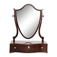 An English Mahogany Dressing Mirror