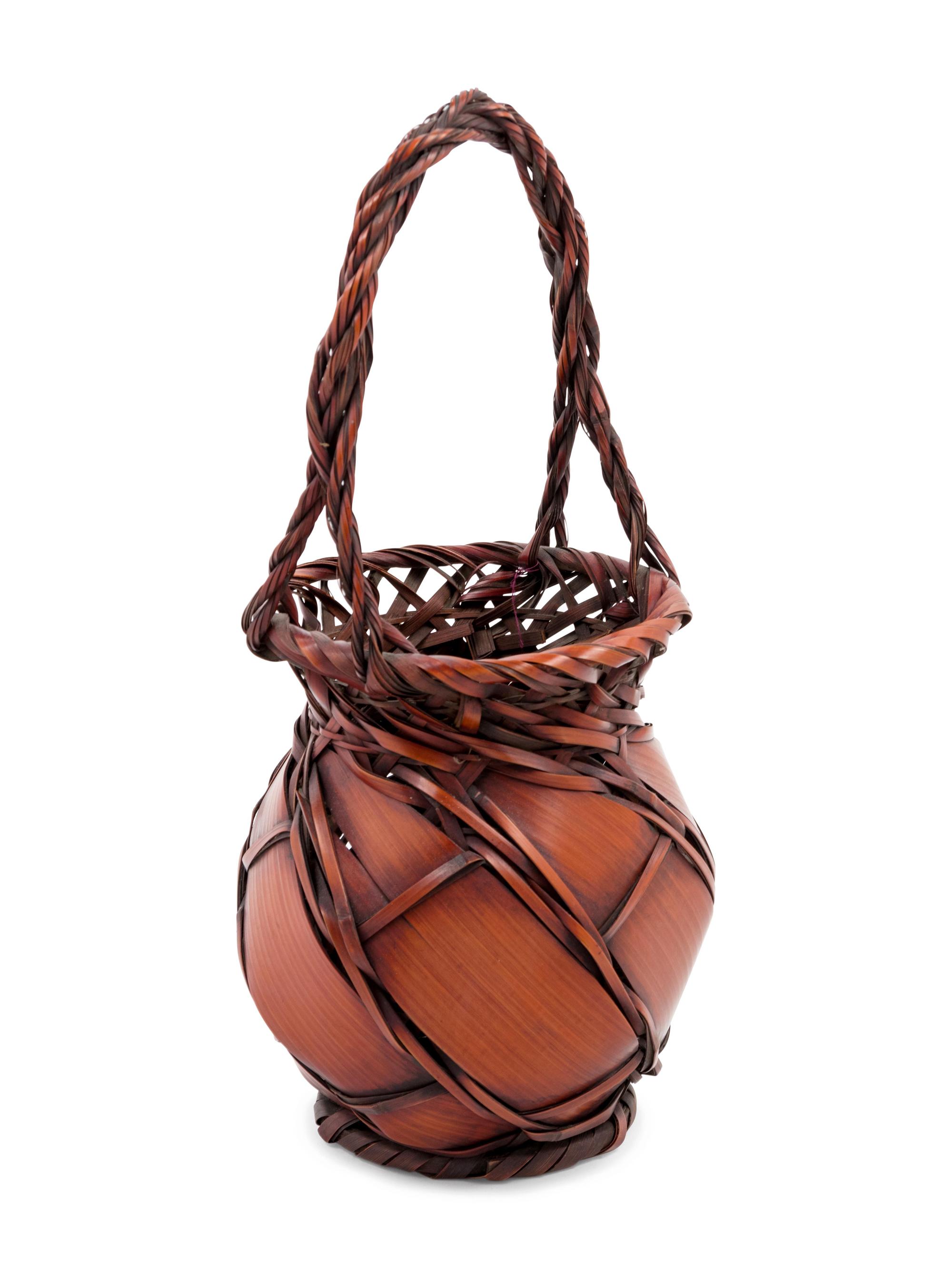 A Japanese Ikebana Basket