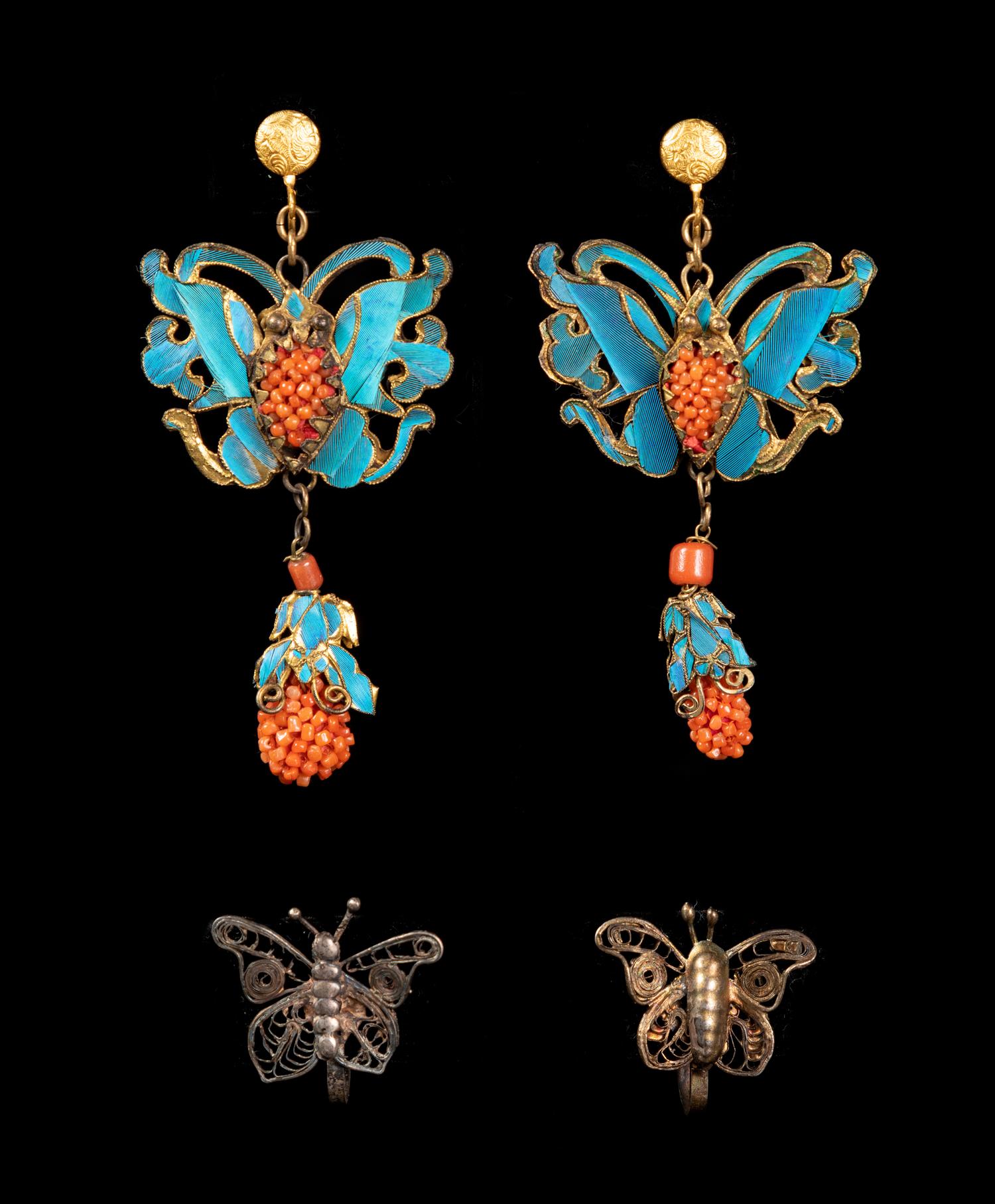 Two Pairs of Chinese Ear Clips