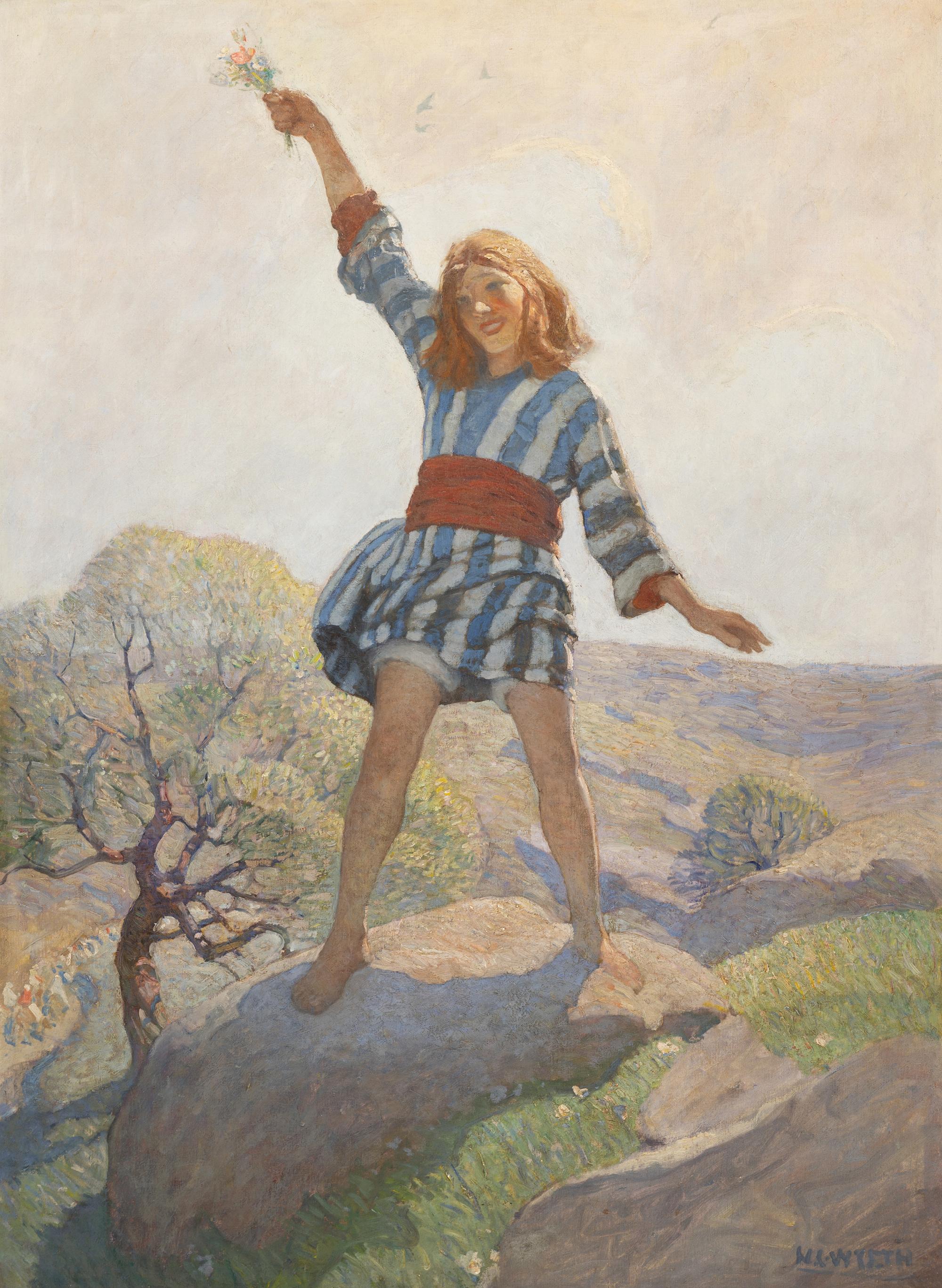 Leaping from Rock to Rock in Sheer Delight