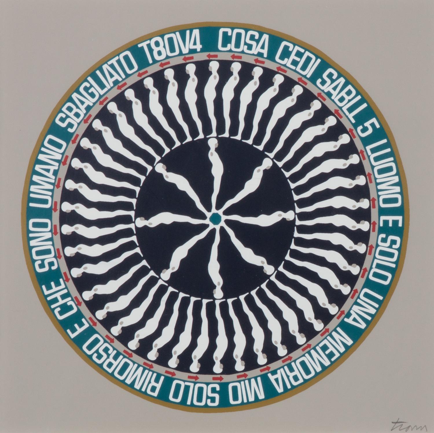 Ernest Trova, (American, 1927-2009), Falling Man Mandala