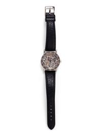 BVLGARI, 18K WHITE GOLD SKELETON WRISTWATCH