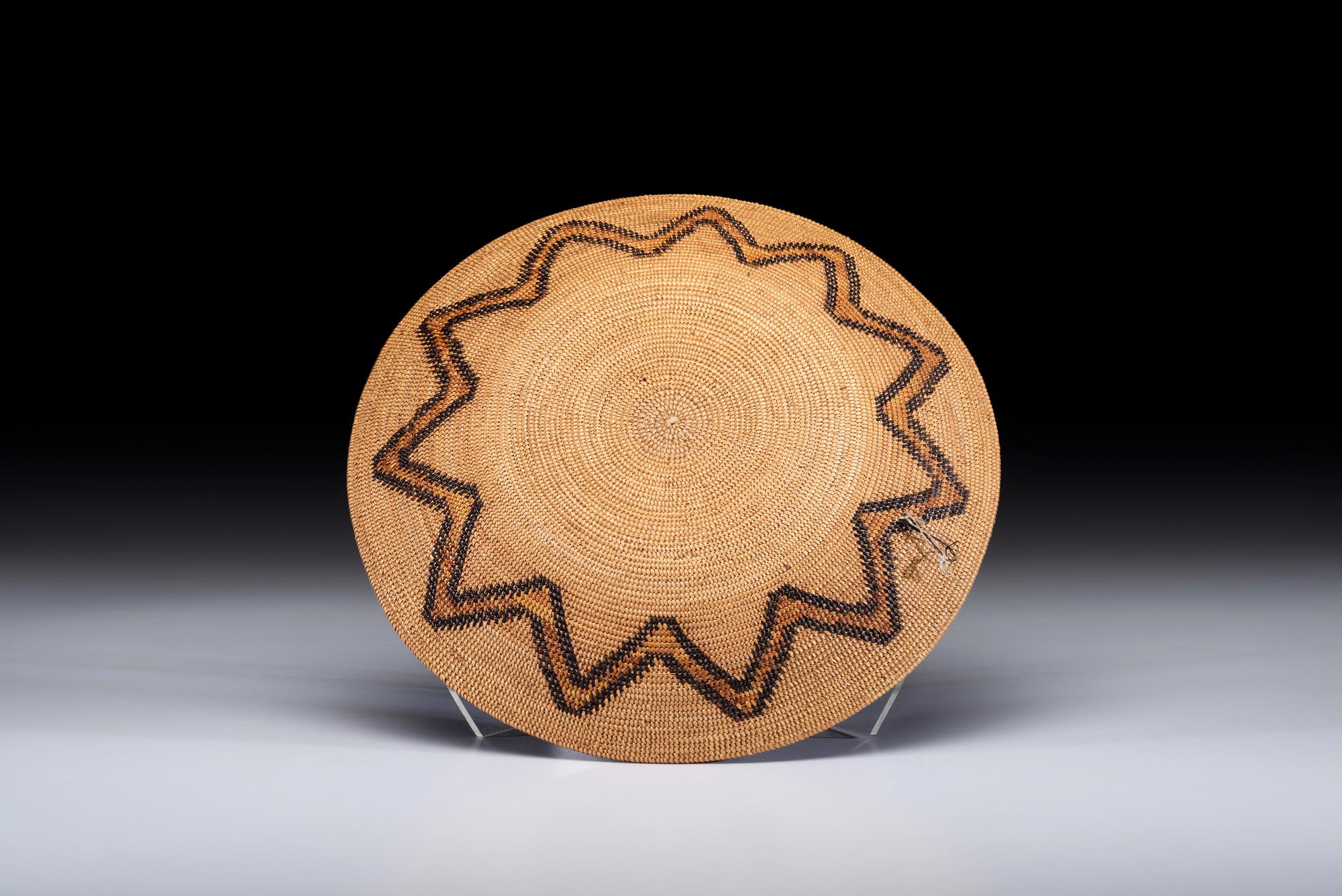 California Mission Polychrome Basket