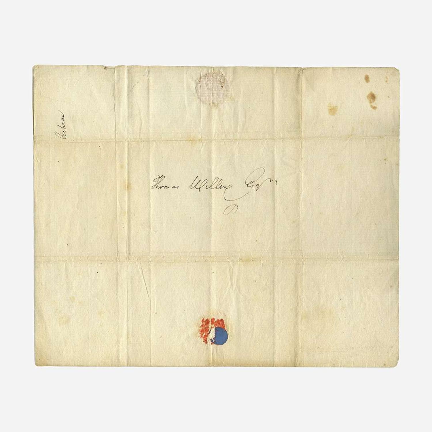 [Hamilton, Alexander] [First Bank of the United States] Autograph Letter, signed