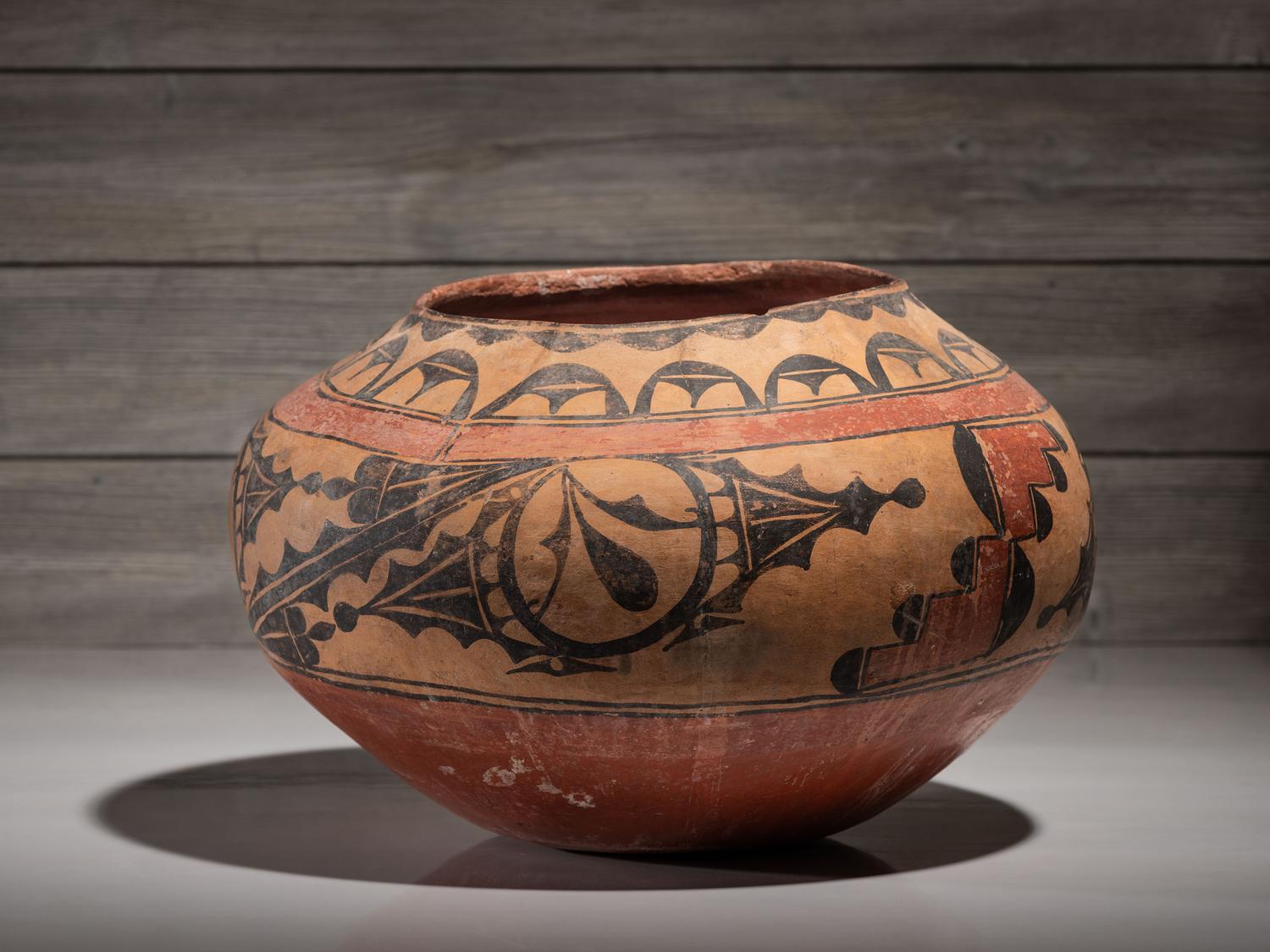 Zia Polychrome Pottery Storage Jar