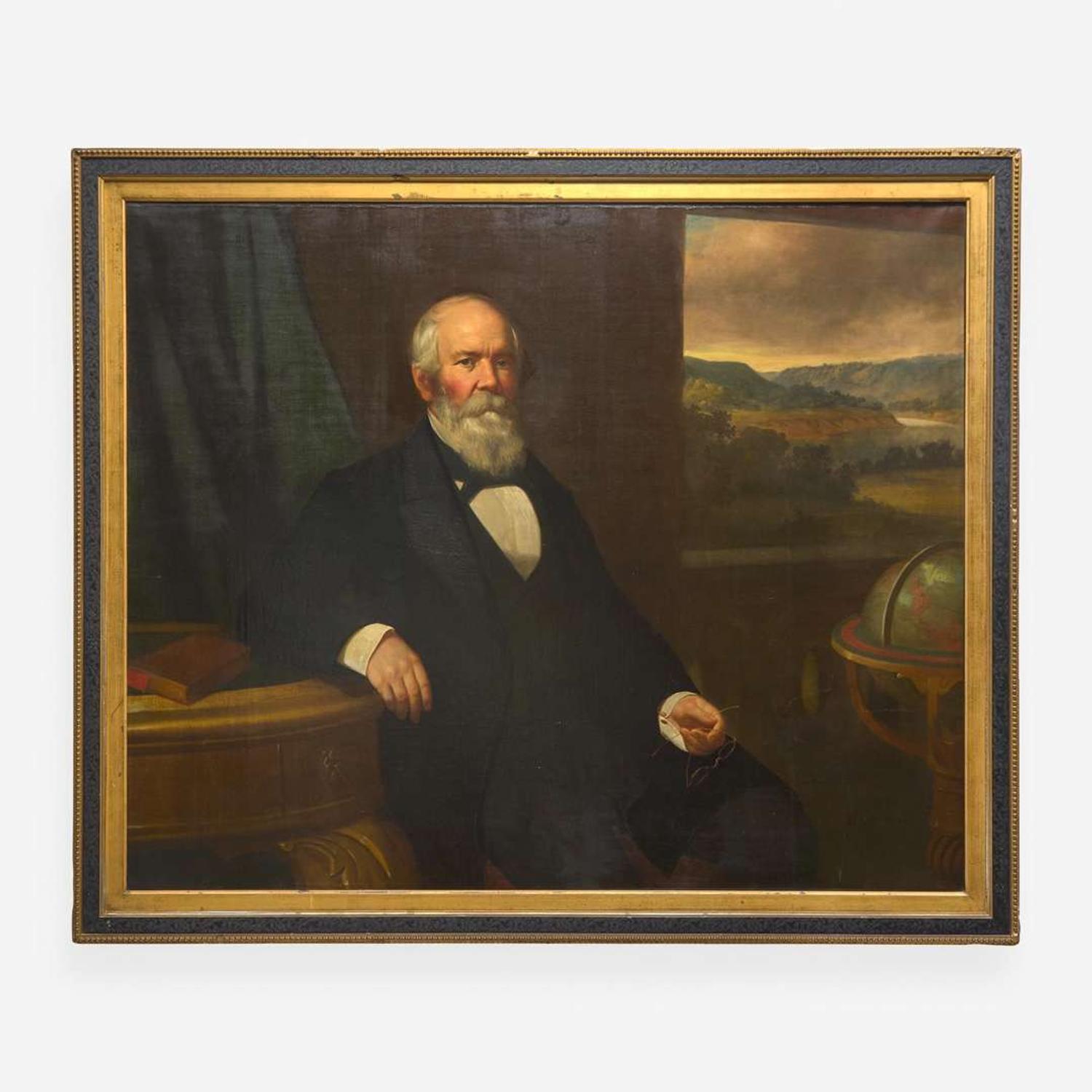 Joseph Oriel Eaton (1829-1875) Portrait of Judge David Kirkpatrick Este, Sr. (1785-1876), dated "1862"