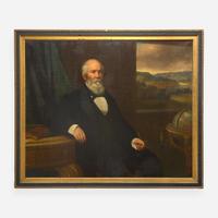 Joseph Oriel Eaton (1829-1875) Portrait of Judge David Kirkpatrick Este, Sr. (1785-1876), dated "1862"