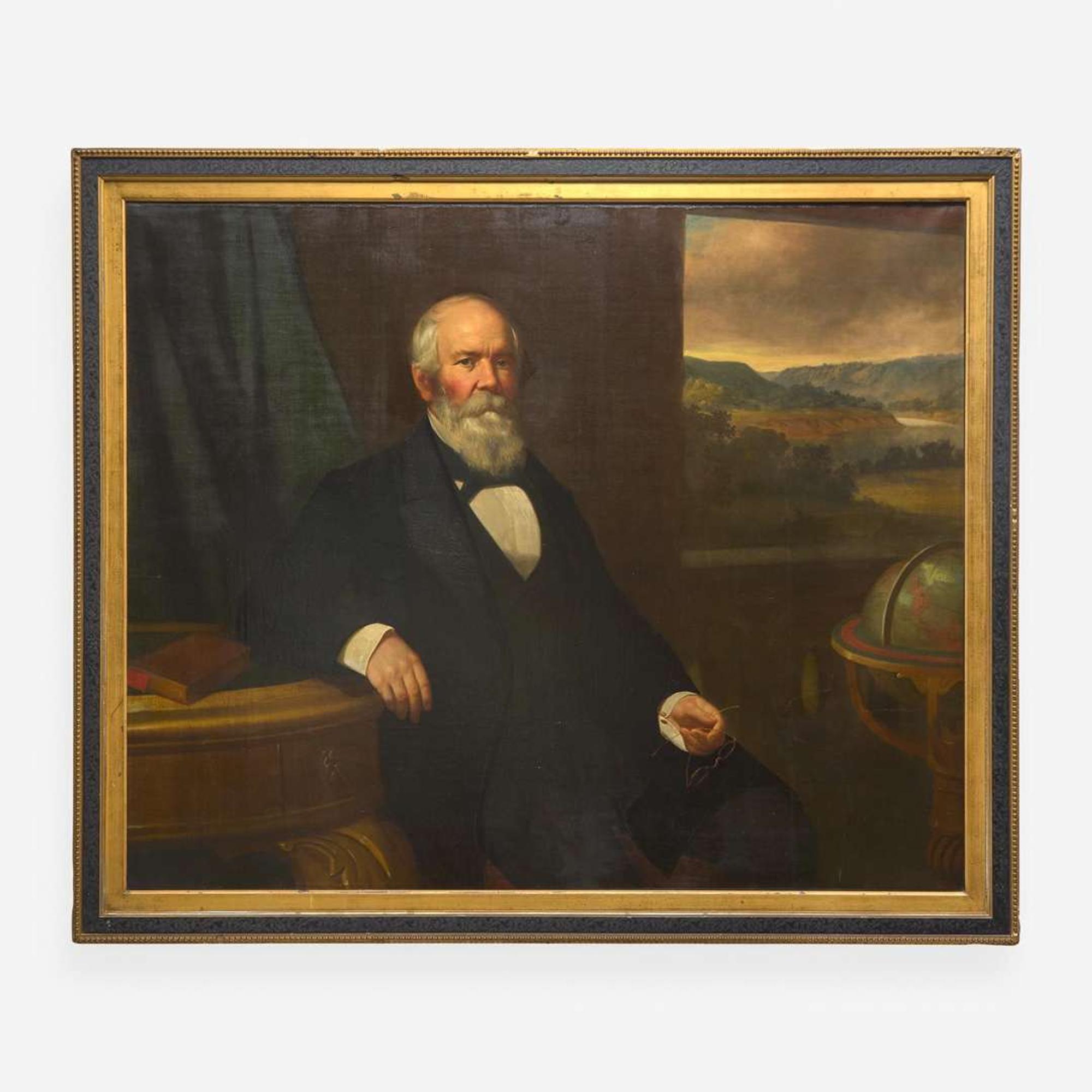 Joseph Oriel Eaton (1829-1875) Portrait of Judge David Kirkpatrick Este, Sr. (1785-1876), dated "1862"
