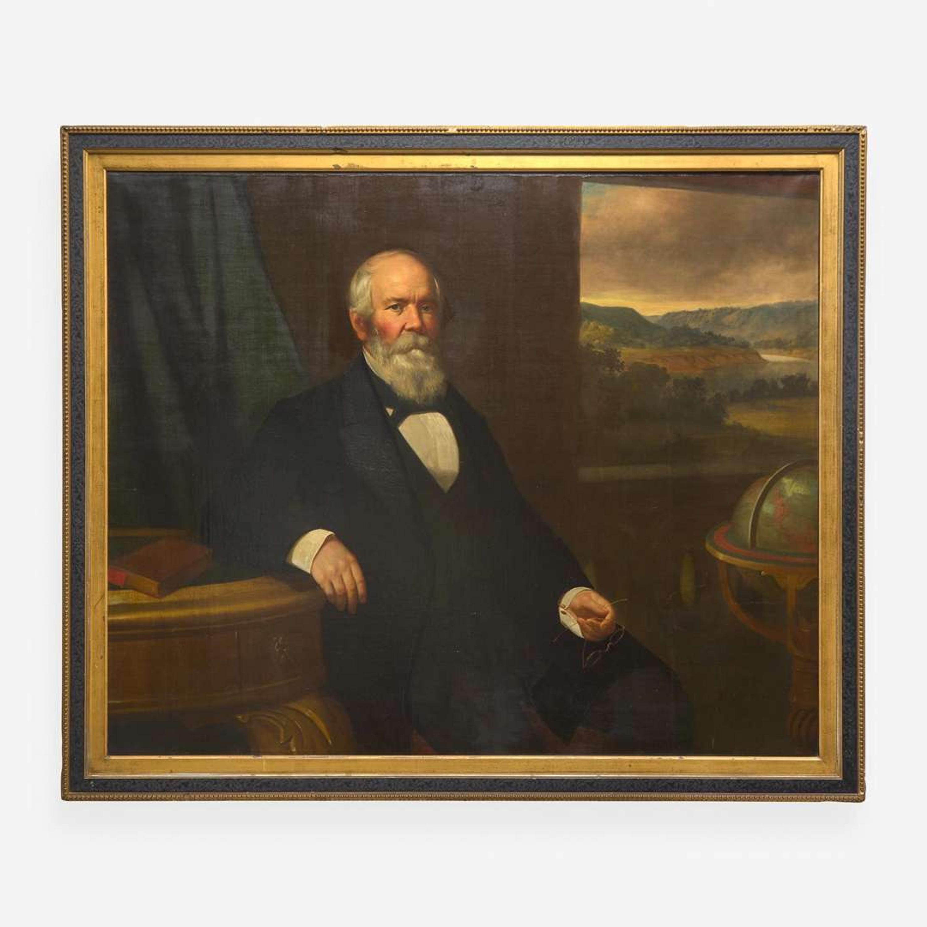 Joseph Oriel Eaton (1829-1875) Portrait of Judge David Kirkpatrick Este, Sr. (1785-1876), dated "1862"