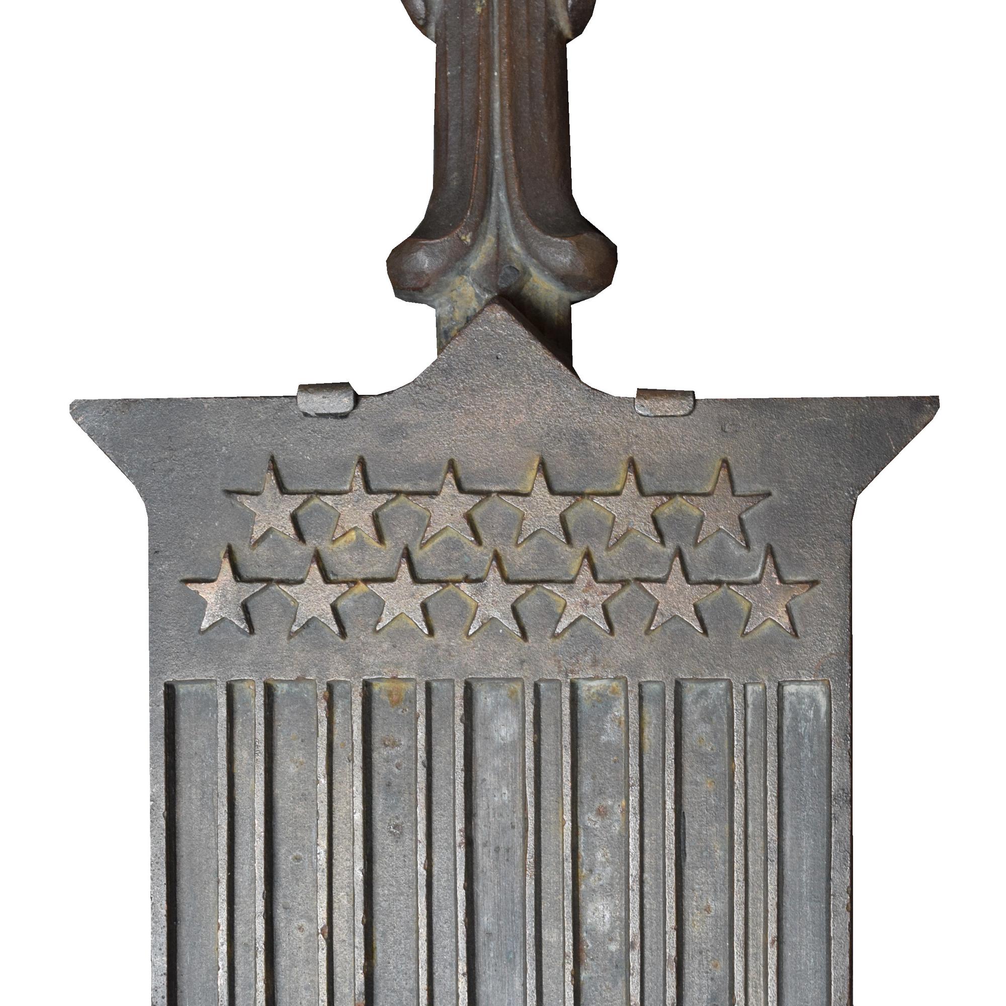 A Set of Three Bronze Balusters from the Chicago Federal Building 7" W x 2" D x 21" H — United States, Circa 1898