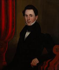 Attributed to John Samuel Blunt (1798-1835), A Portrait of a Young Man