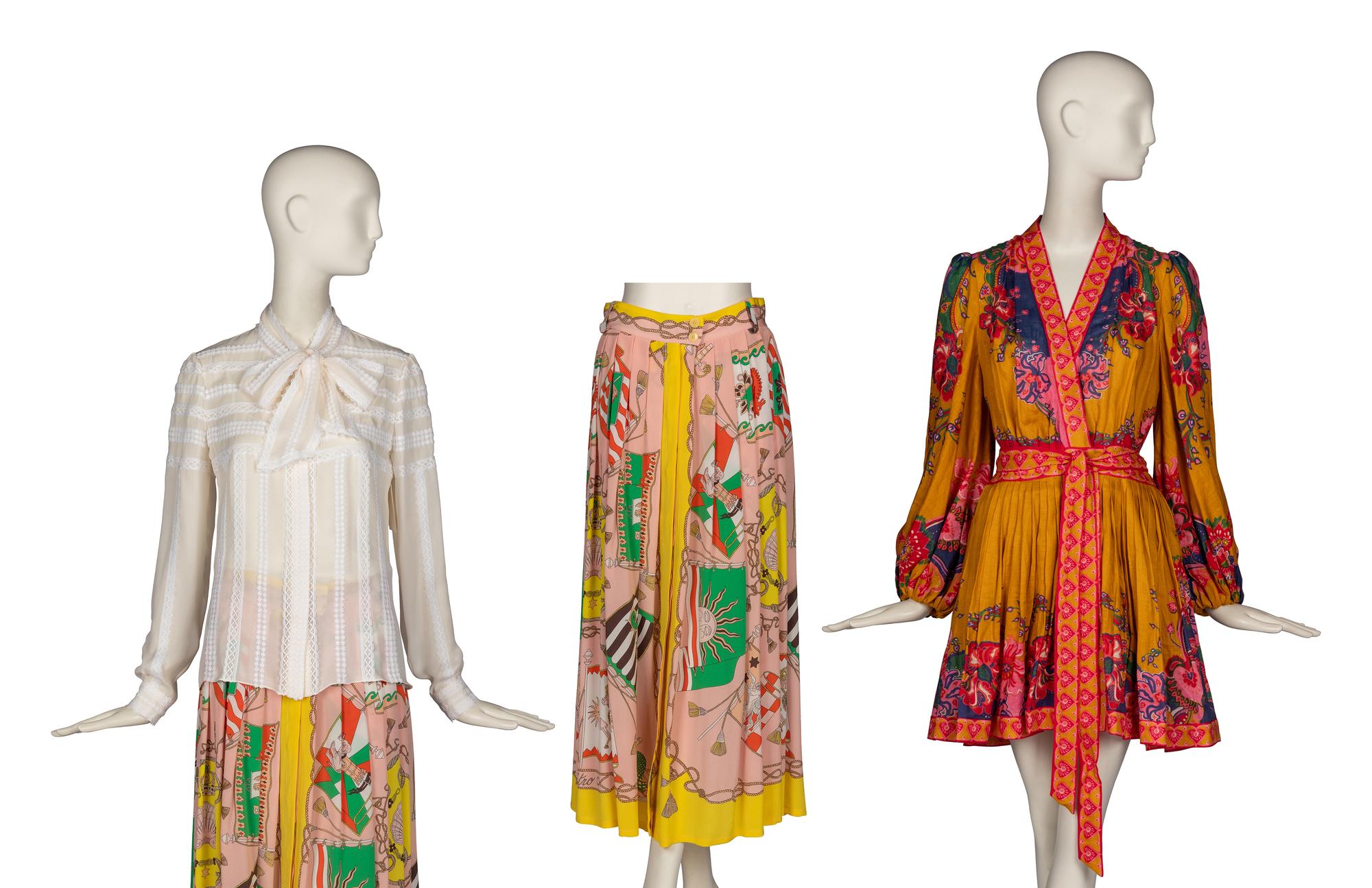 Designer Resort Separates: Oscar de la Renta Blouse, ETRO Skirt, and Zimmerman Dress