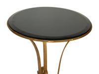A Gilt Iron and Marble Side Table
