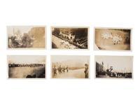 [AMERICANA]. Small collection of photographs related to Tony Sarg, inventor of the Macy's Thanksgiving Day Parade balloons. Ca 1930s.