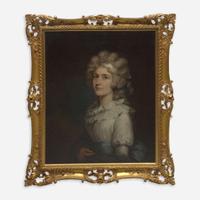British School (18th Century) Portrait of a Lady with a Ribbon in her Hair, Half-Length