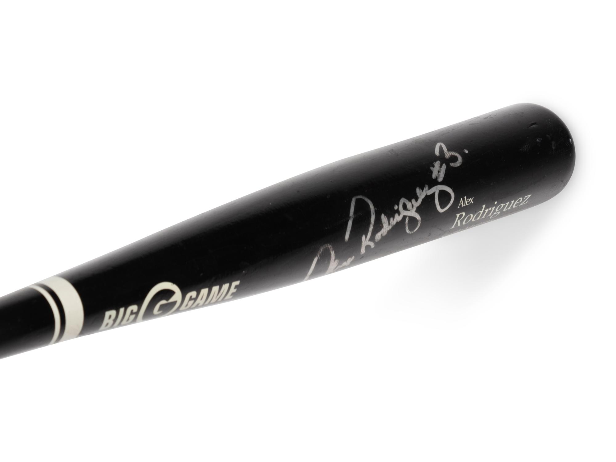 An Alex Rodriguez Signed Autograph Bat (Beckett Authentication Services)