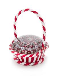 Parabelle, USA, a concentric millefiori basket paperweight