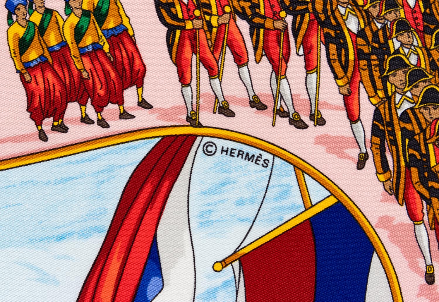 Three Hermès 90cm Silk Scarf, Carré