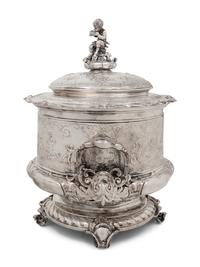 A German Silver-Plate Tureen