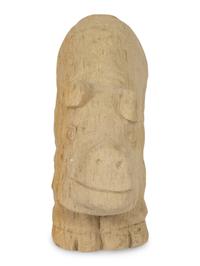 Pig and Child on Toy Horse (two works)