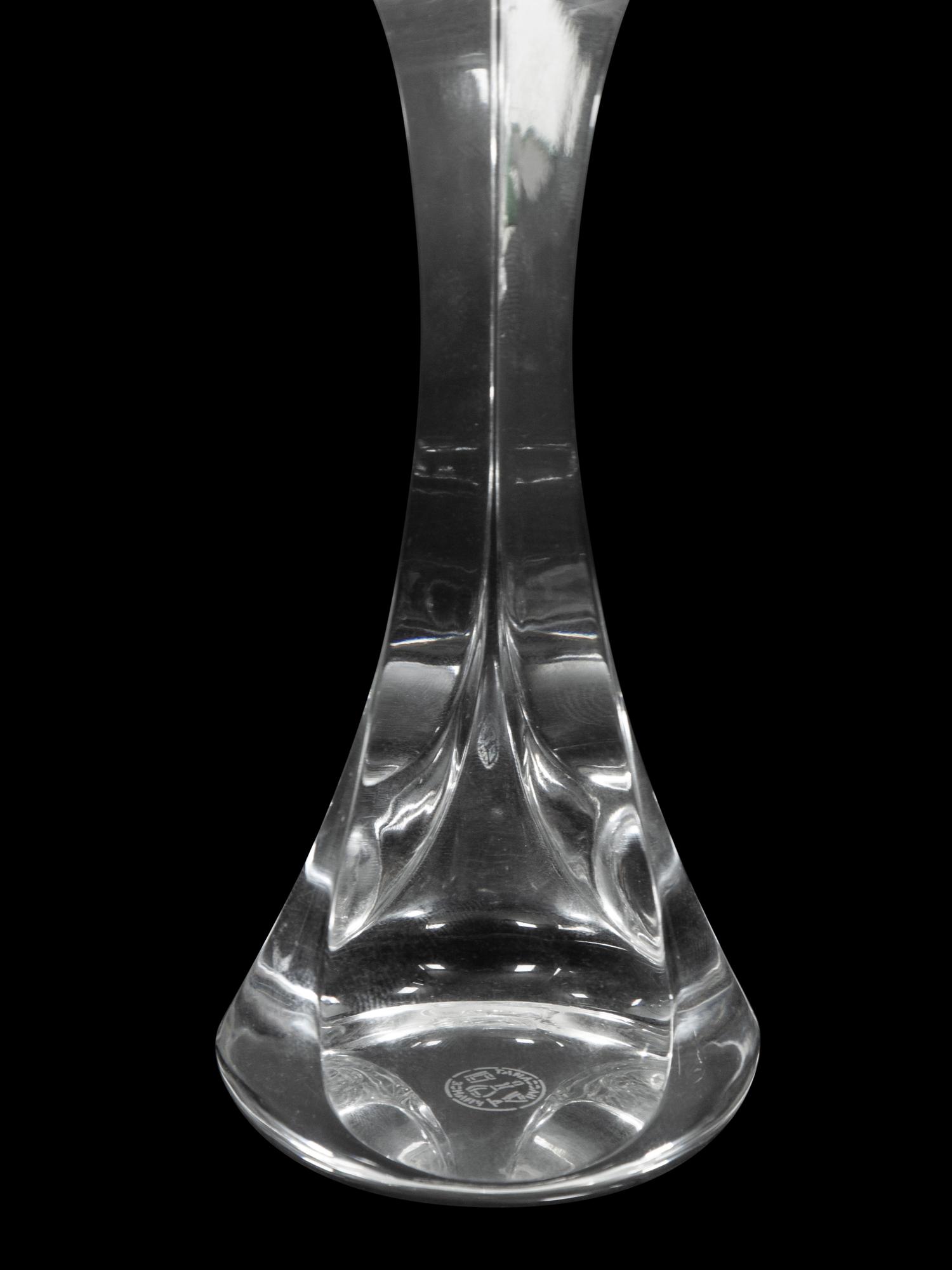 A Set of Twelve Baccarat Neptune Champagne Flutes