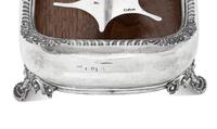 A George III Silver Cruet Caddy