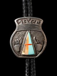 Silver Olla Bolo Tie