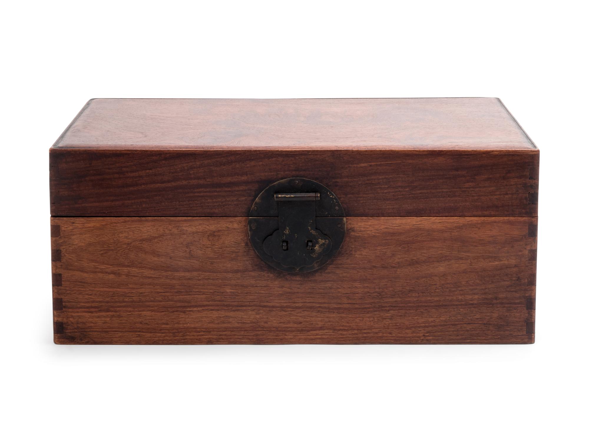 A Huanghuali Wood Rectangular Box
