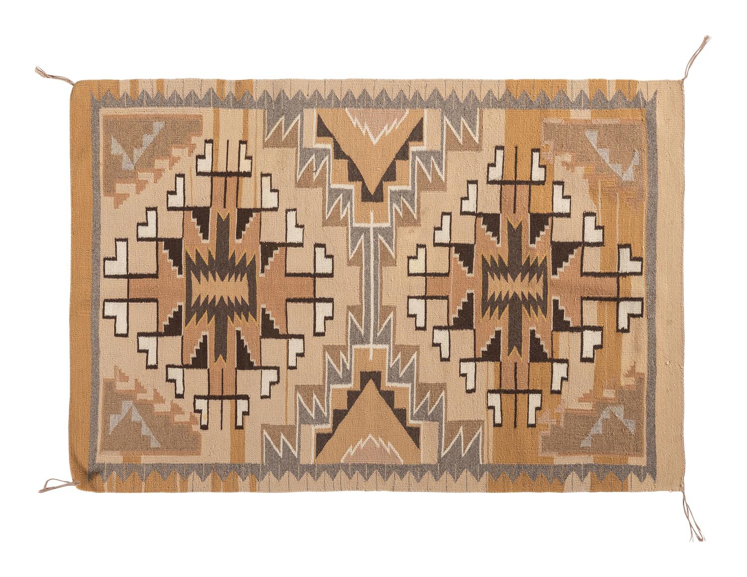 Navajo Two Grey Hills Weaving / Rug