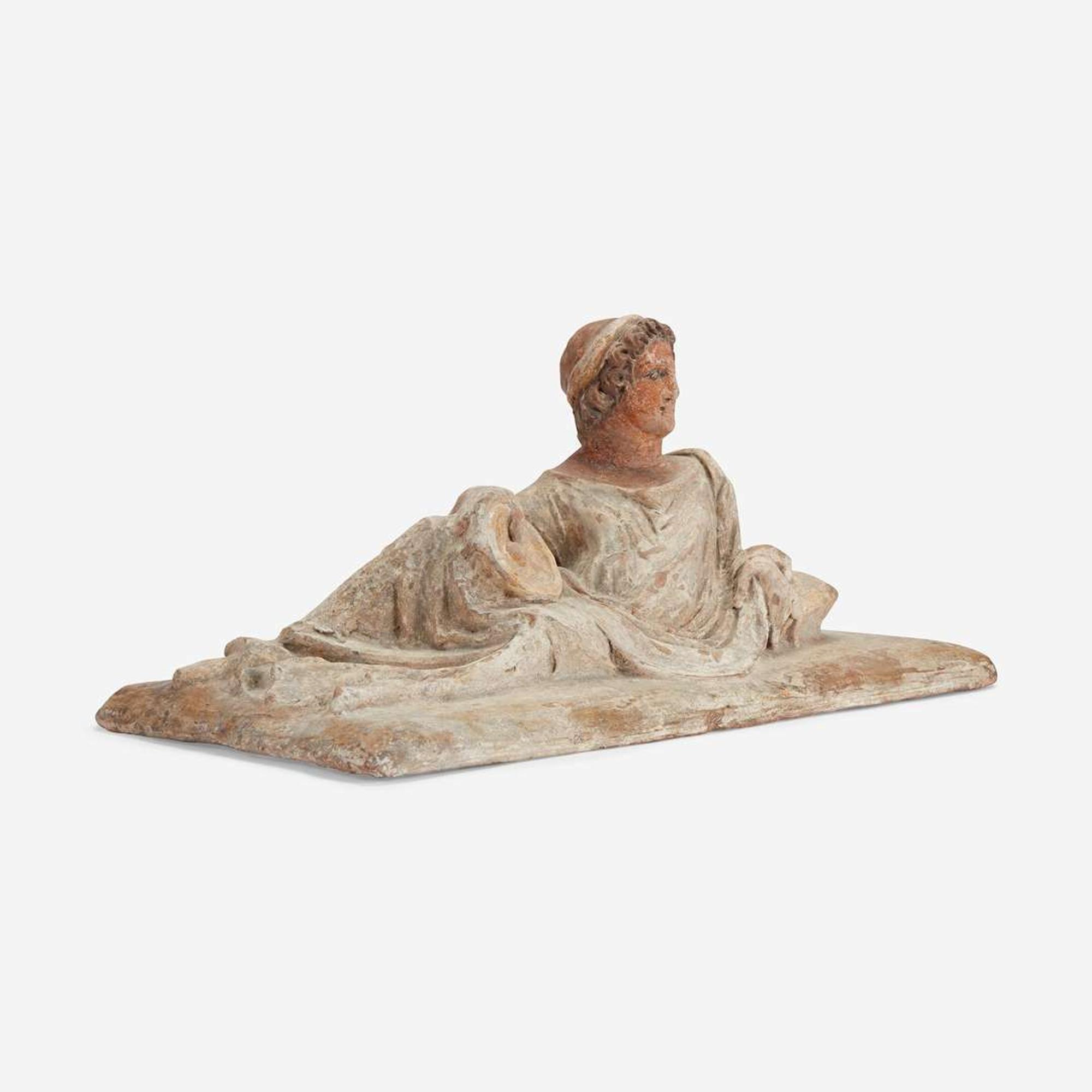 An Etruscan Cinerary Urn Lid Etruria, late 3rd-early 2nd century B.C.