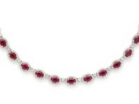 RUBY AND DIAMOND NECKLACE