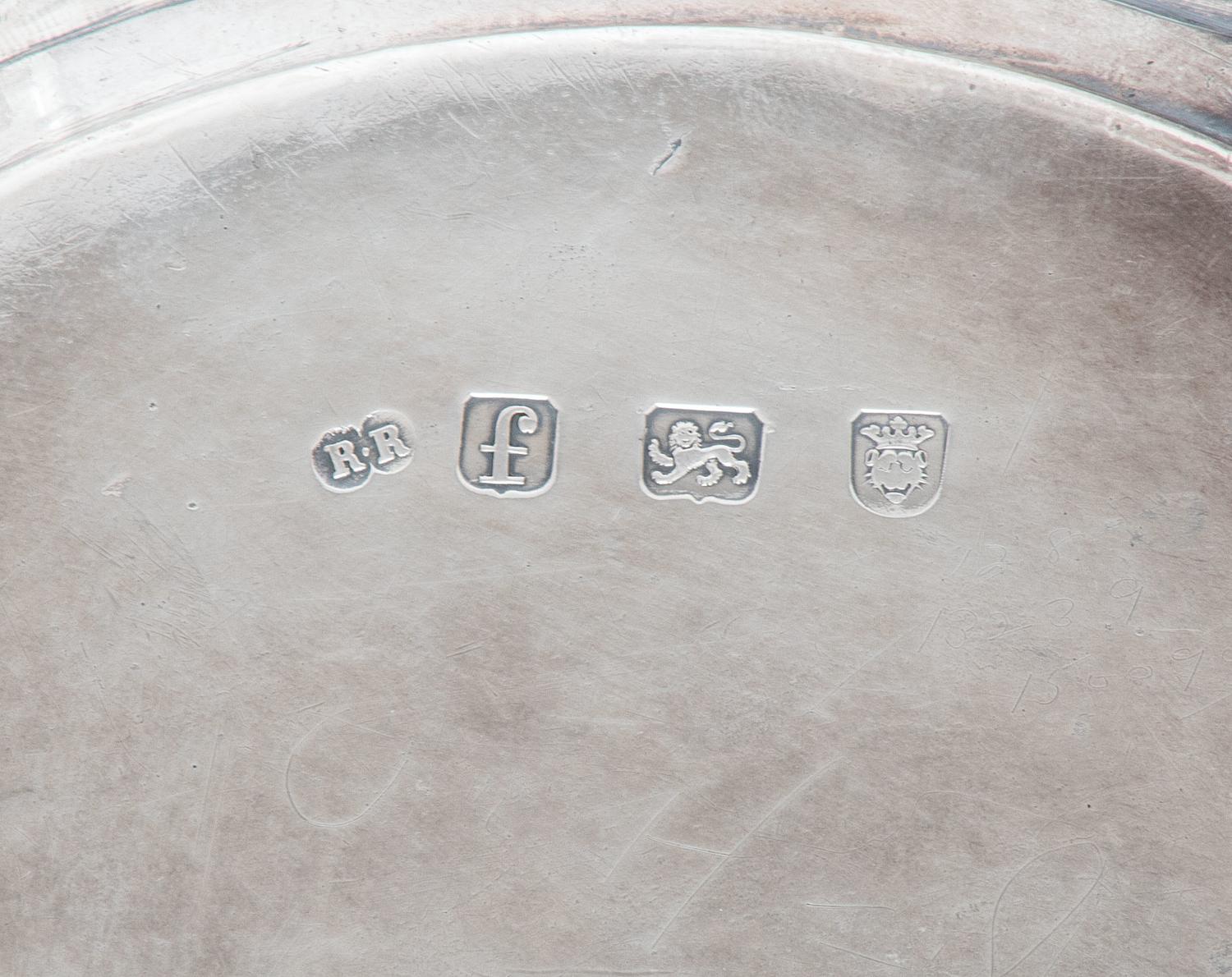 Three English Silver Waiters