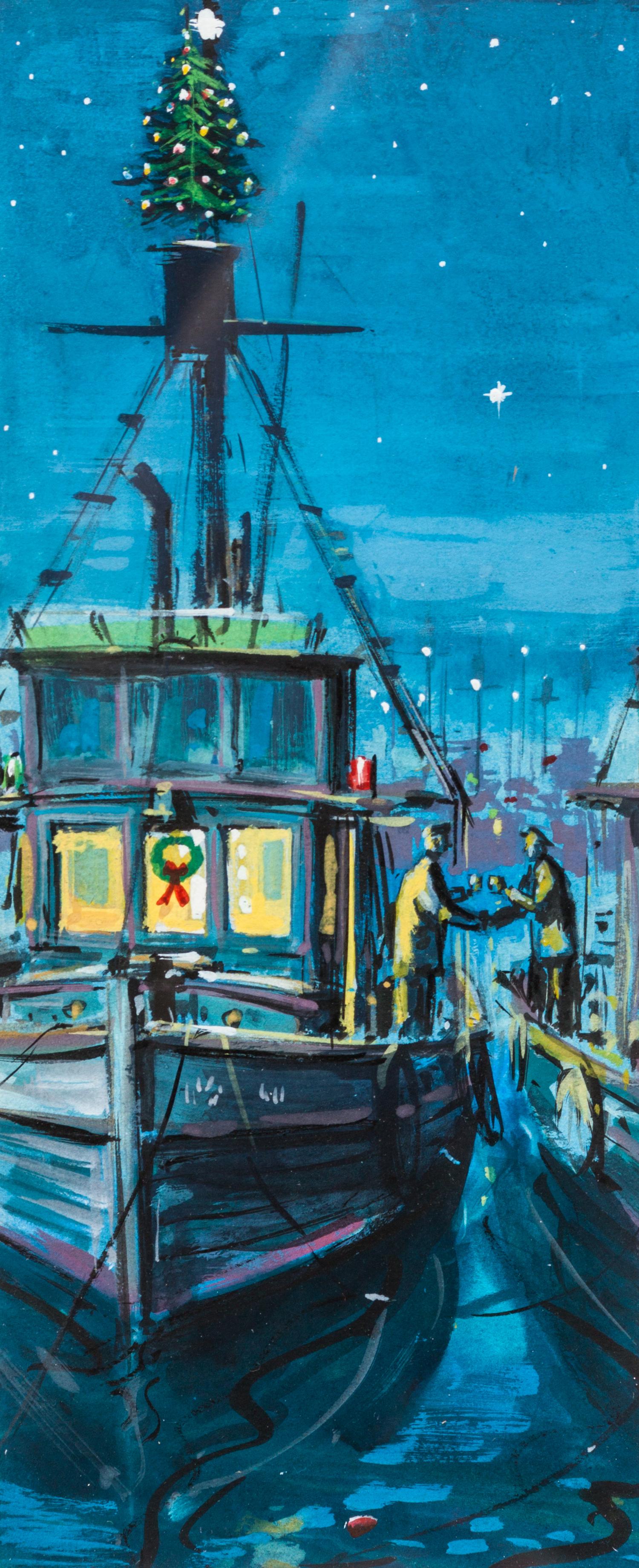Reynold Brown, (American, 1917-1991), Christmas Card 8