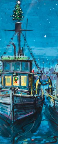 Reynold Brown, (American, 1917-1991), Christmas Card 8