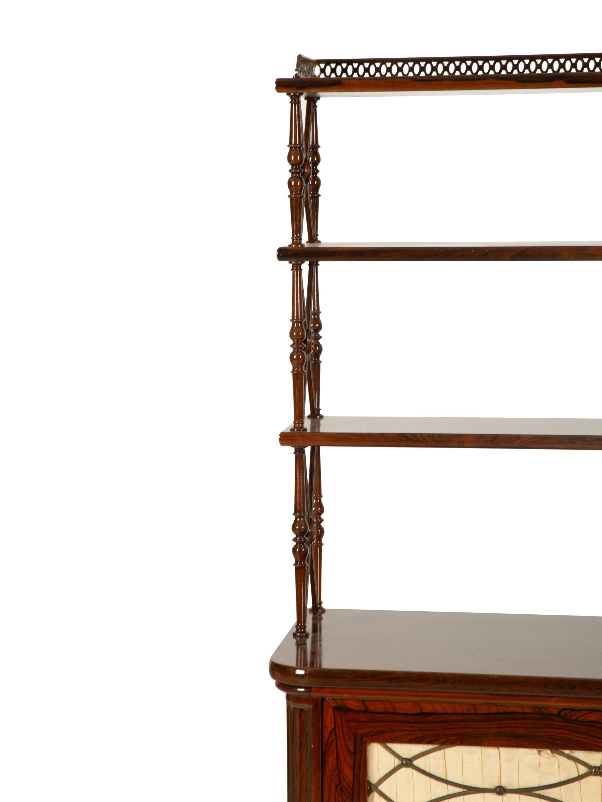 A Regency Rosewood Bookcase