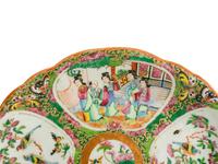 Two Chinese Export Rose Medallion Porcelain Articles