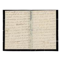 LINCOLN, Mary Todd (1818-1882). Autograph letter signed ("Mrs. A. Lincoln") to James Orne, Frankfurt, 2 February 1870.