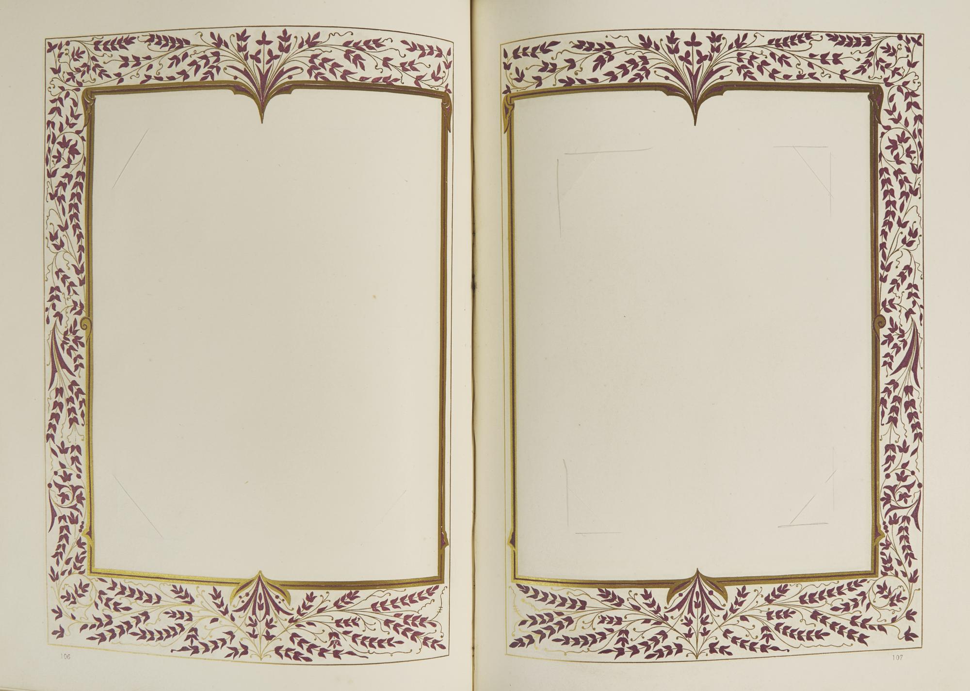 (Jones, Owen). Illuminated Manuscript Book