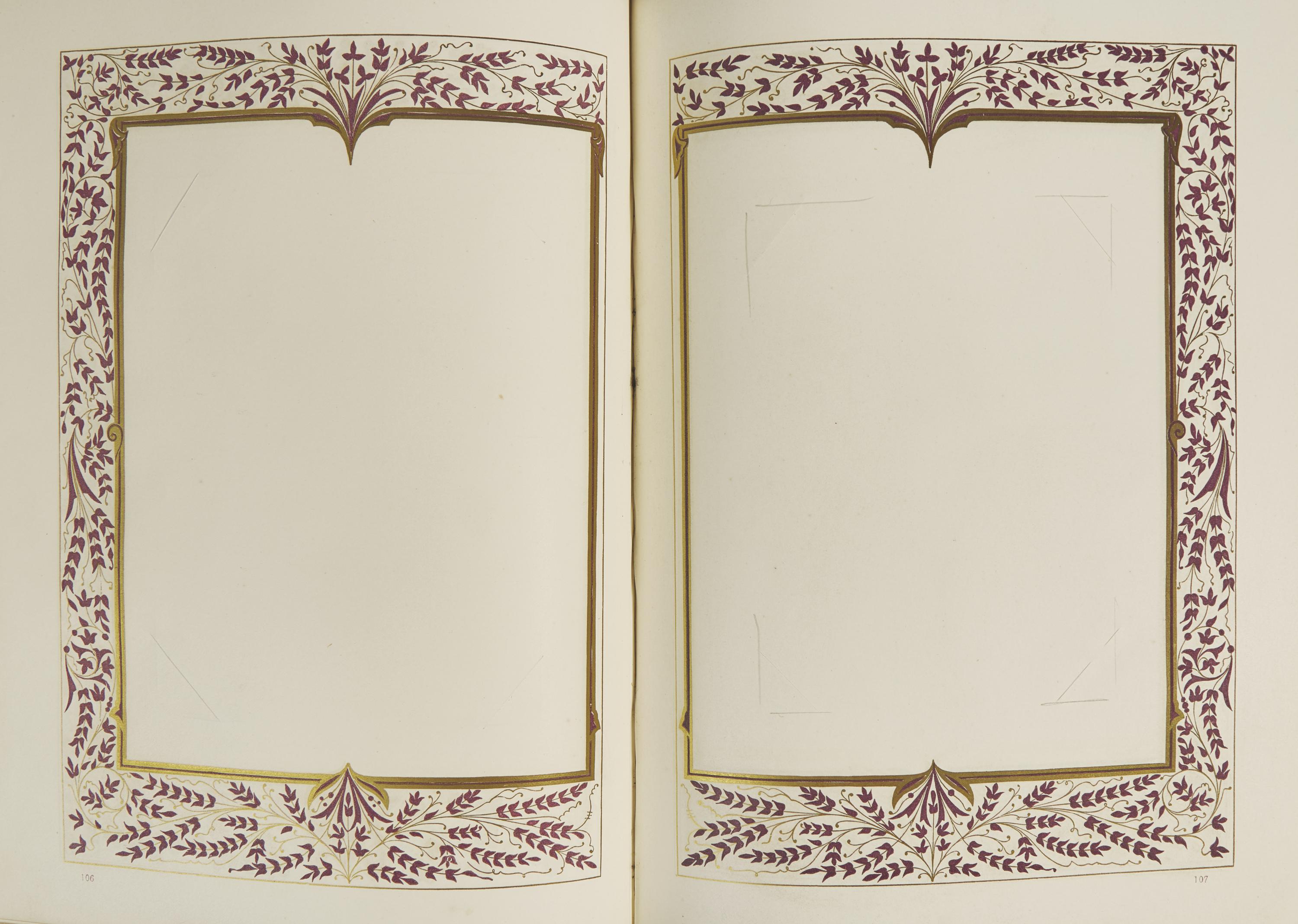 (Jones, Owen). Illuminated Manuscript Book